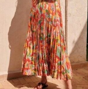 Sezane floral skirt